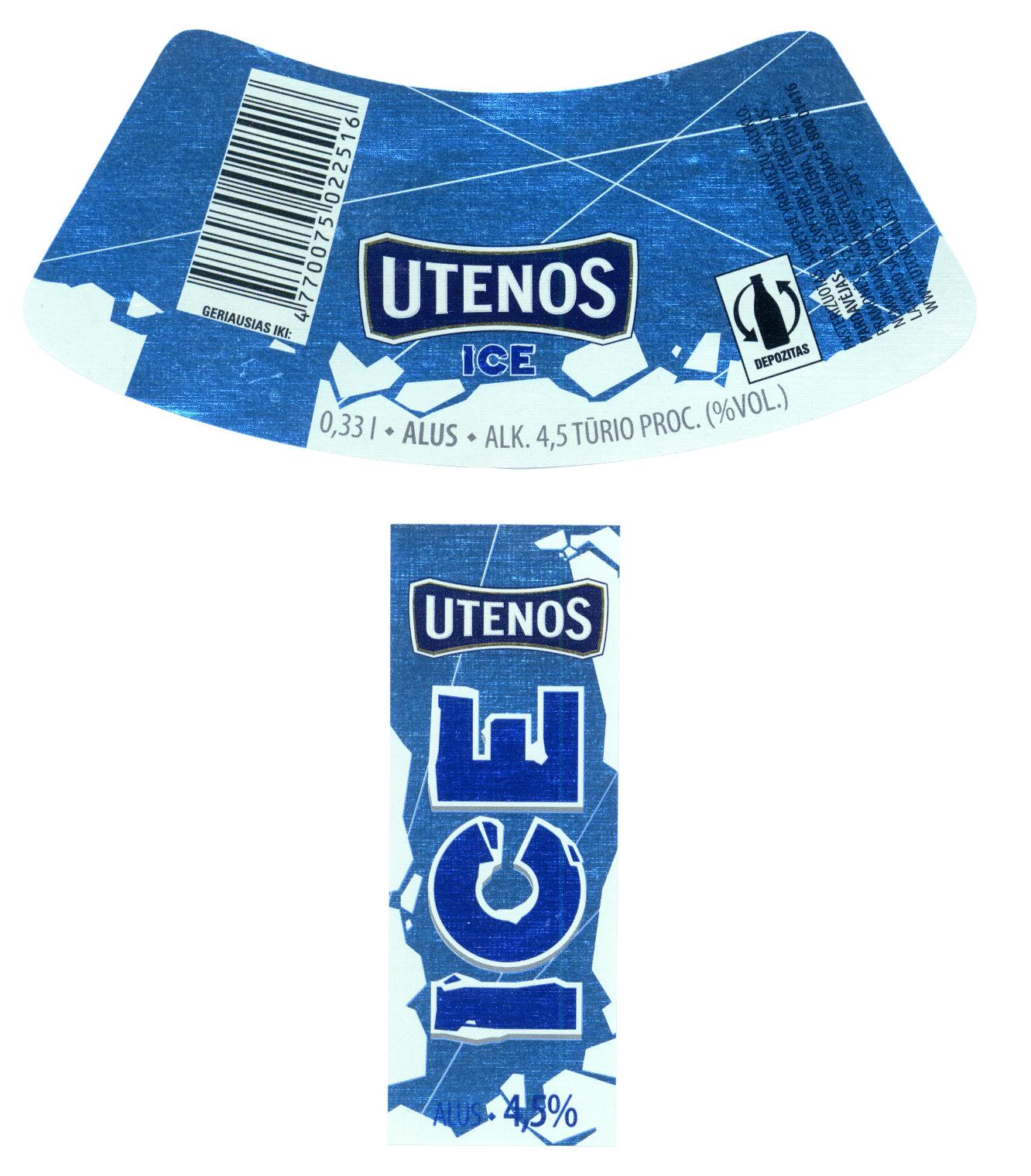 Prekės ženklas: UTENOS ICE